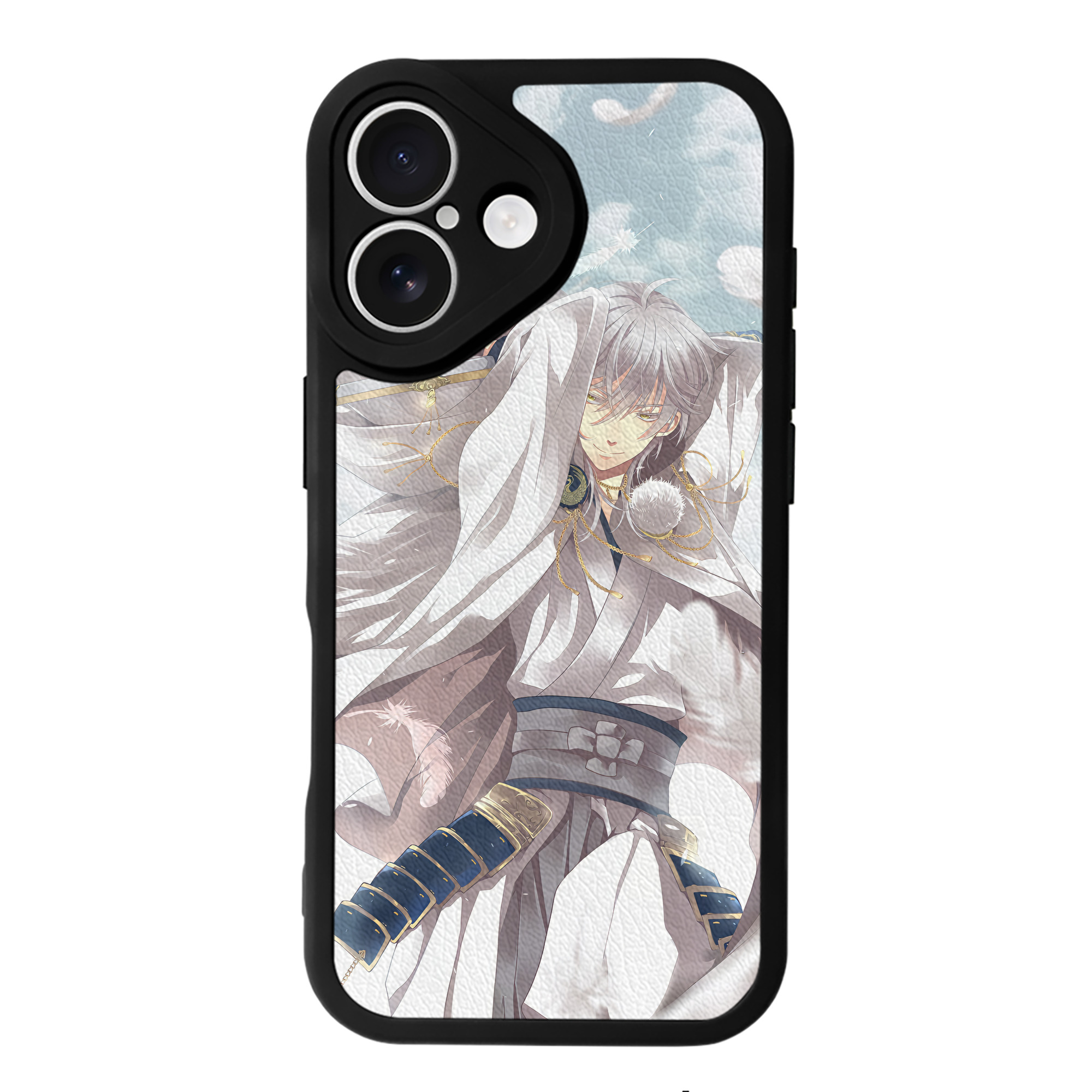 （画像用） 刀剣乱舞 Touken Ranbu 【iPhone 16シリーズ対応】シリコンスマホケース（レザー調） 材質：シリコン